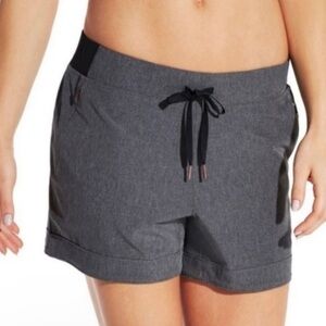CALIA Carrie Underwood: Gray Anywhere Cuff Shorts Caviar Heather